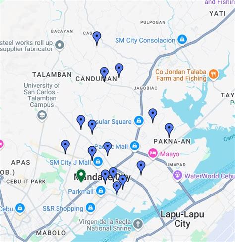 san carlos city barangays map|Google Maps.
